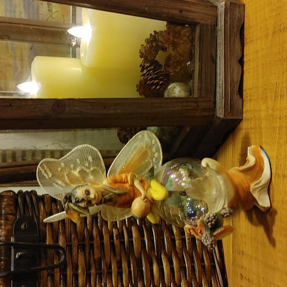 VINTAGE Rawcliffe Bubble Fairy "Harvest"